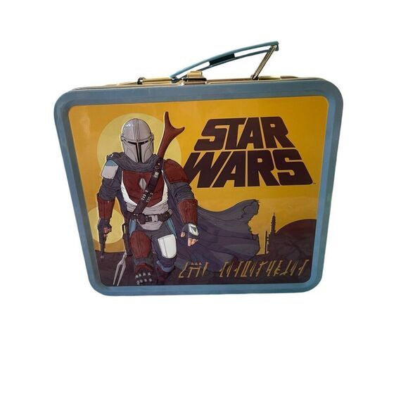 Funko Multicolor Star Wars The Mandalorian Metal Tin Lunchbox - Picture 1 of 13